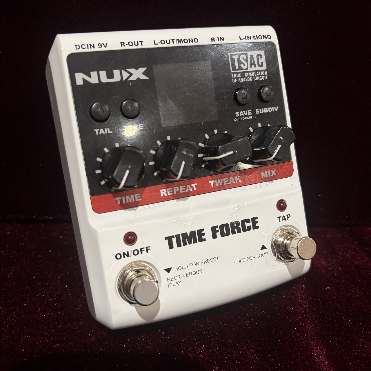 NUX TIME FORCE ディレイエフェクター 動作品 【公式通販】