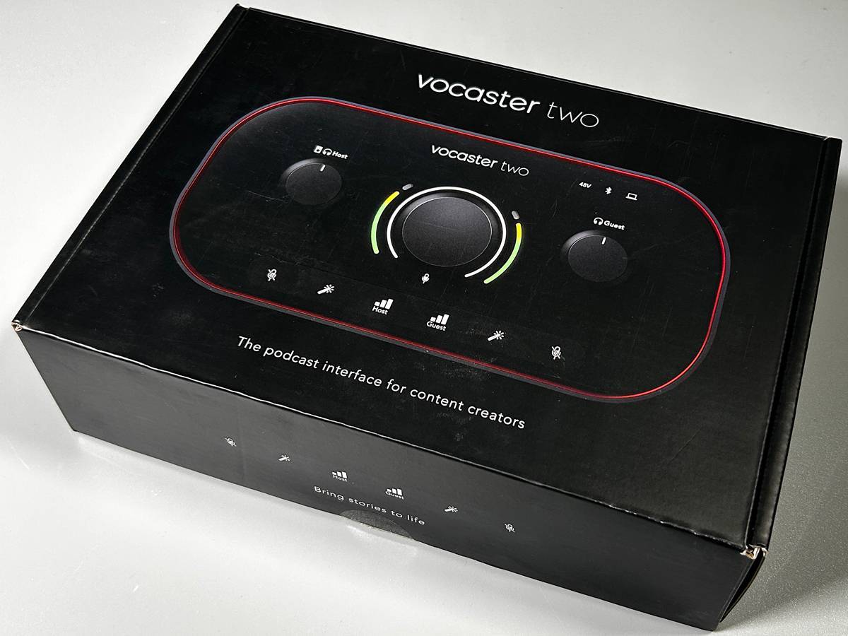 Focusrite Vocaster Two オーディオインターフェイス ポッドキャスト