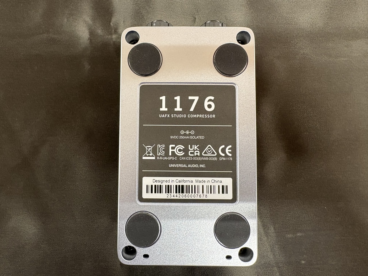 Universal Audio UAFX 1176 Studio Compressor(新品)【楽器 Universal Audio UAFX 1176 Studio Compressor(新品)【楽器