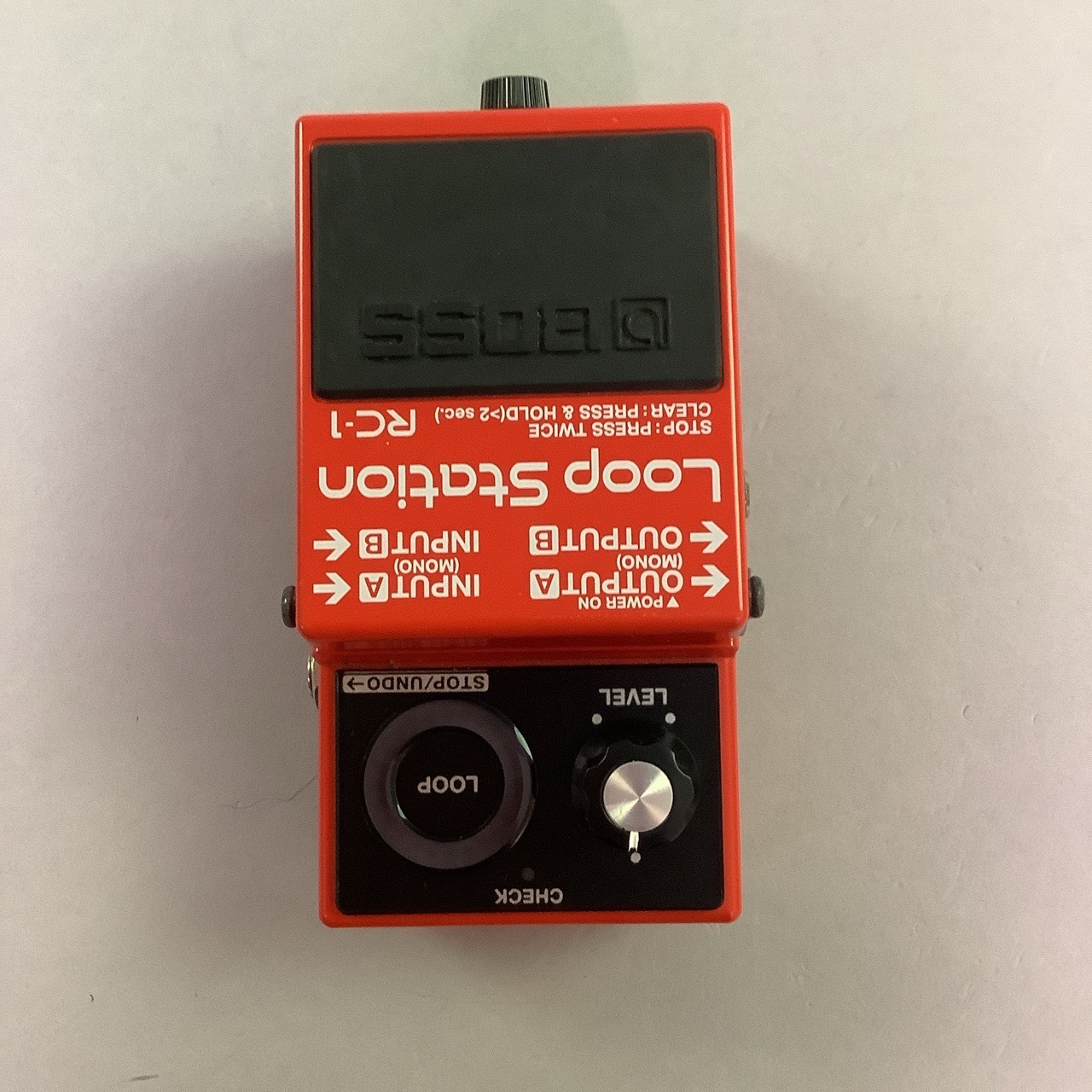 中古品 ギターエフェクター BOSS RC-1 Loop Station レッド 中古】 ループステーション エフェクター BOSS RC-1 Loop