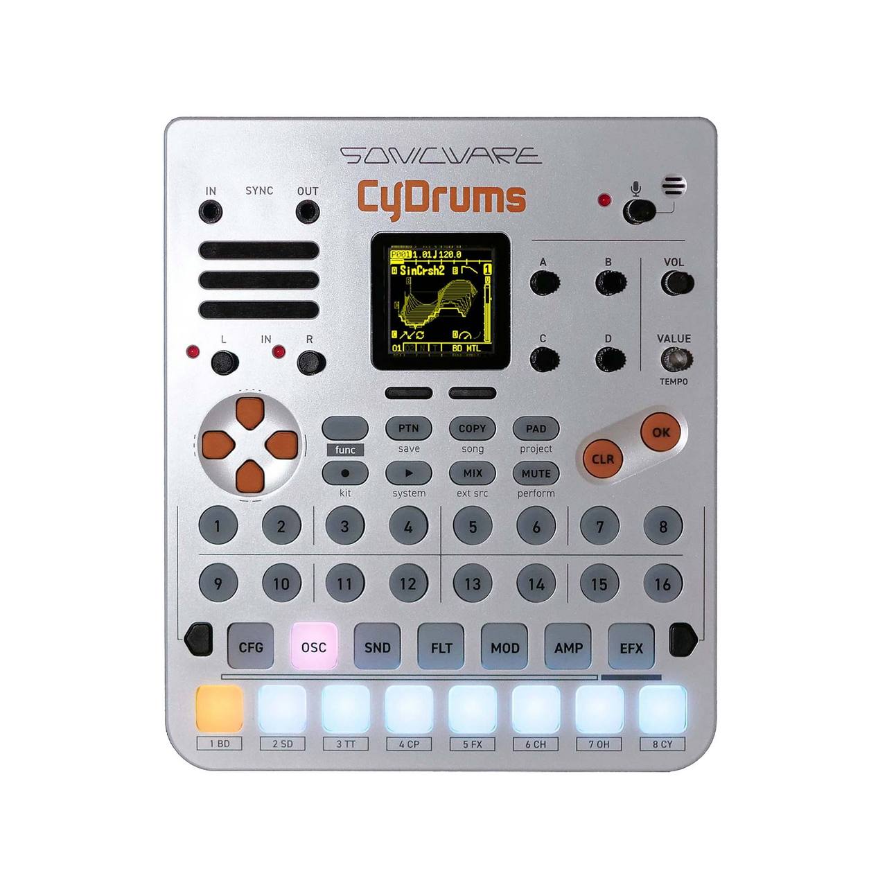 シンセサイザー　ドラム SONICWARE CyDrums エクスプレッシブ・ドラム・シンセサイザー（新品