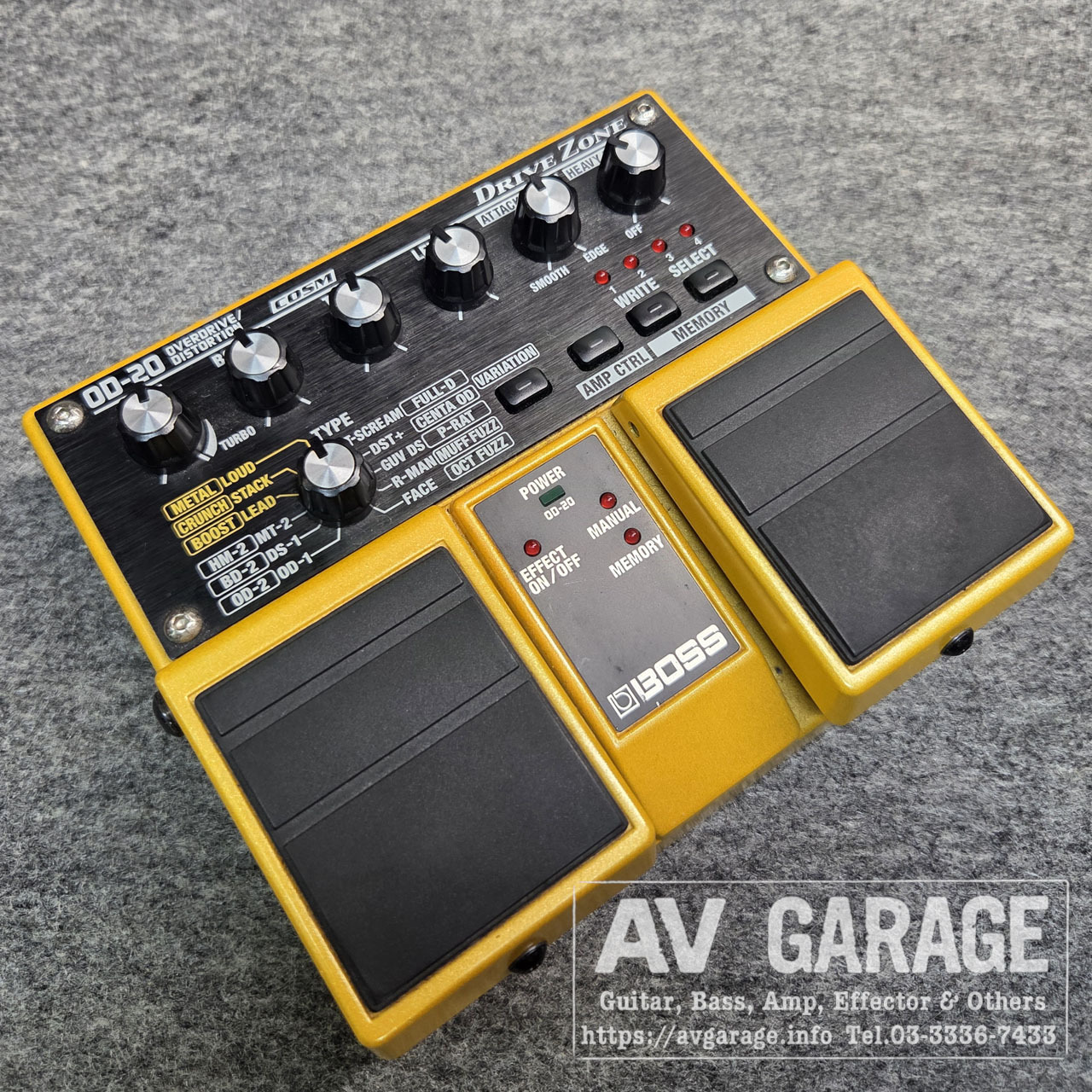 希少！BOSS OD-20 オーバードライブ/ディストーション BOSS OD-20 OVERDRIVE DISTORTION - Geek IN Box