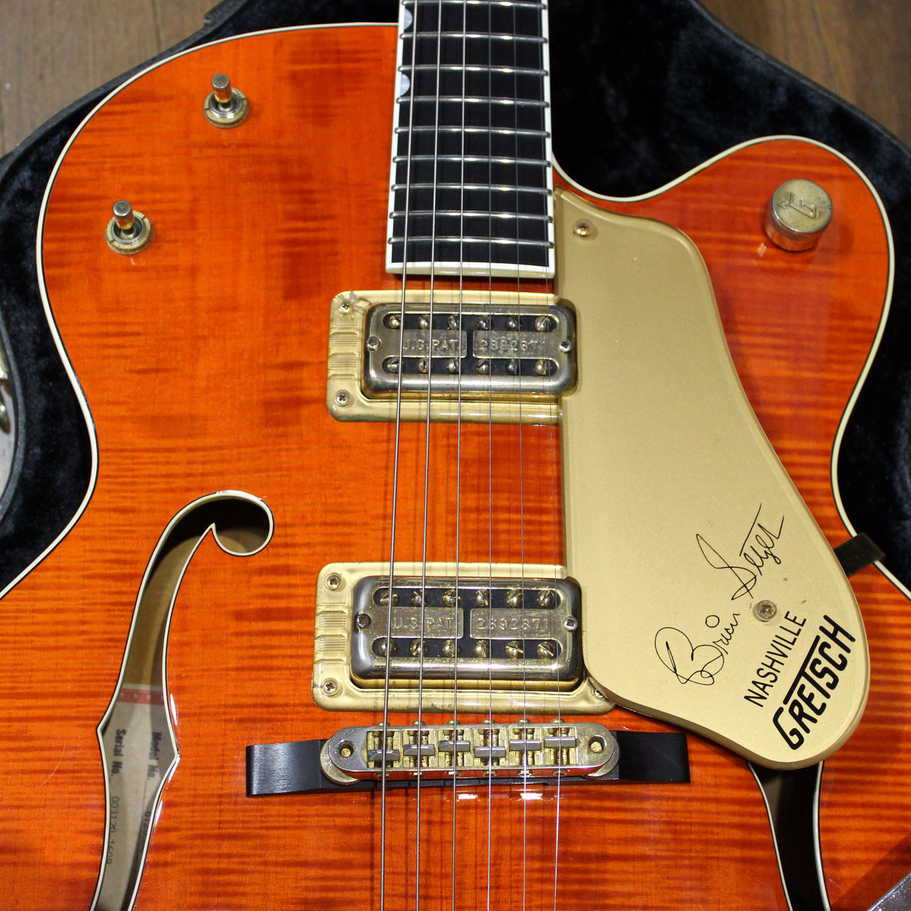 Gretsch 6120SSU Brian Setzer Nashville Orange Stain 2000年製です