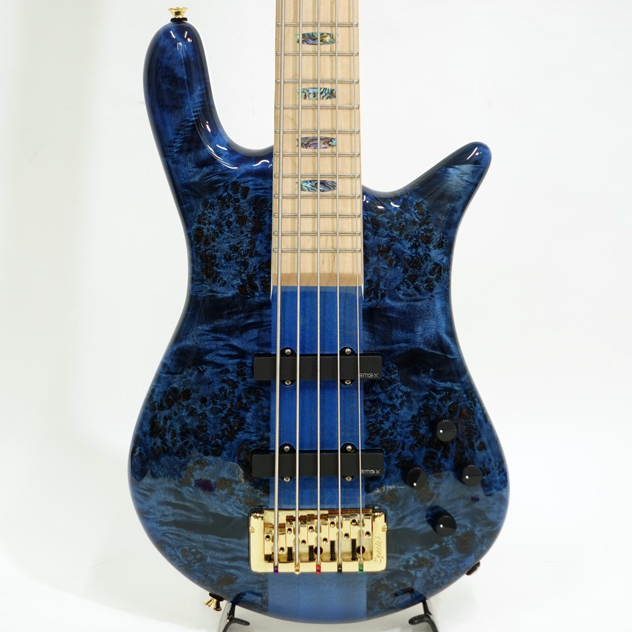 Spector Euro 5 CST Japan Exclusive / Black & Blue w/White Back