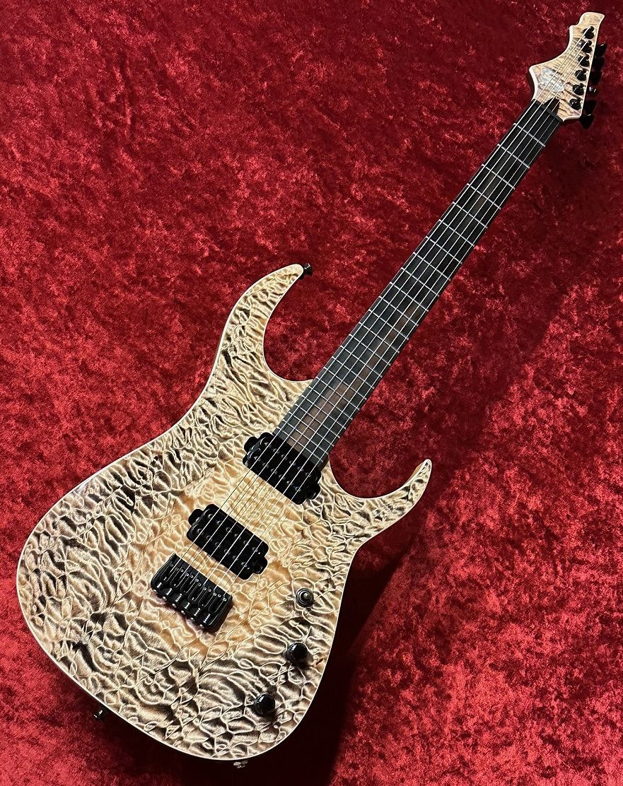 大幅値下げ中【Grainger Guitars】Apollo 6 custom Overload Custom Guitars Raijin 6 ≒3.141Kg【中古】（中古