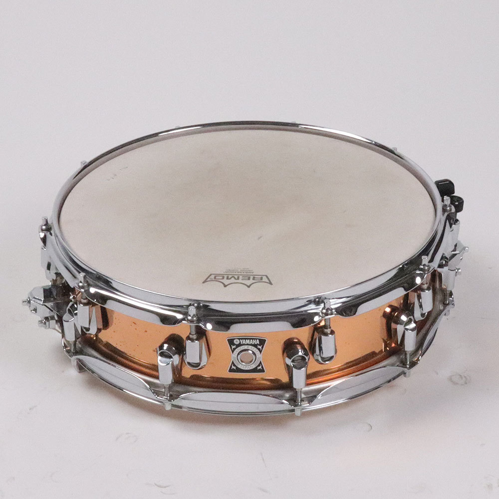 ドラ（参考音源あり）直径約34センチ YAMAHA 【中古】 スネアドラム ヤマハ YAMAHA SD6440 COPPER 14x4 日本