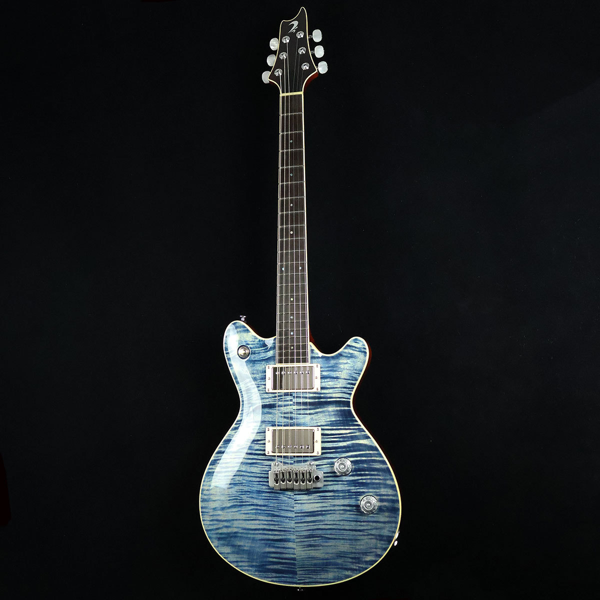 T's Guitars Arc-STD/VS100N/5A Flame Maple Trans Blue Denim S/N