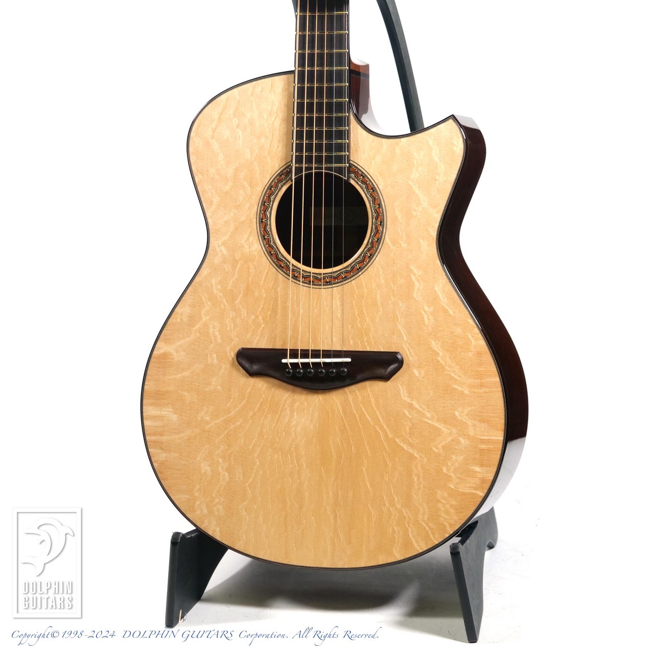 【ESP】ディマジオ搭載 Wカッタウェイギター Water Road Guitars 増田 明夫 Deep Arte Cutaway 