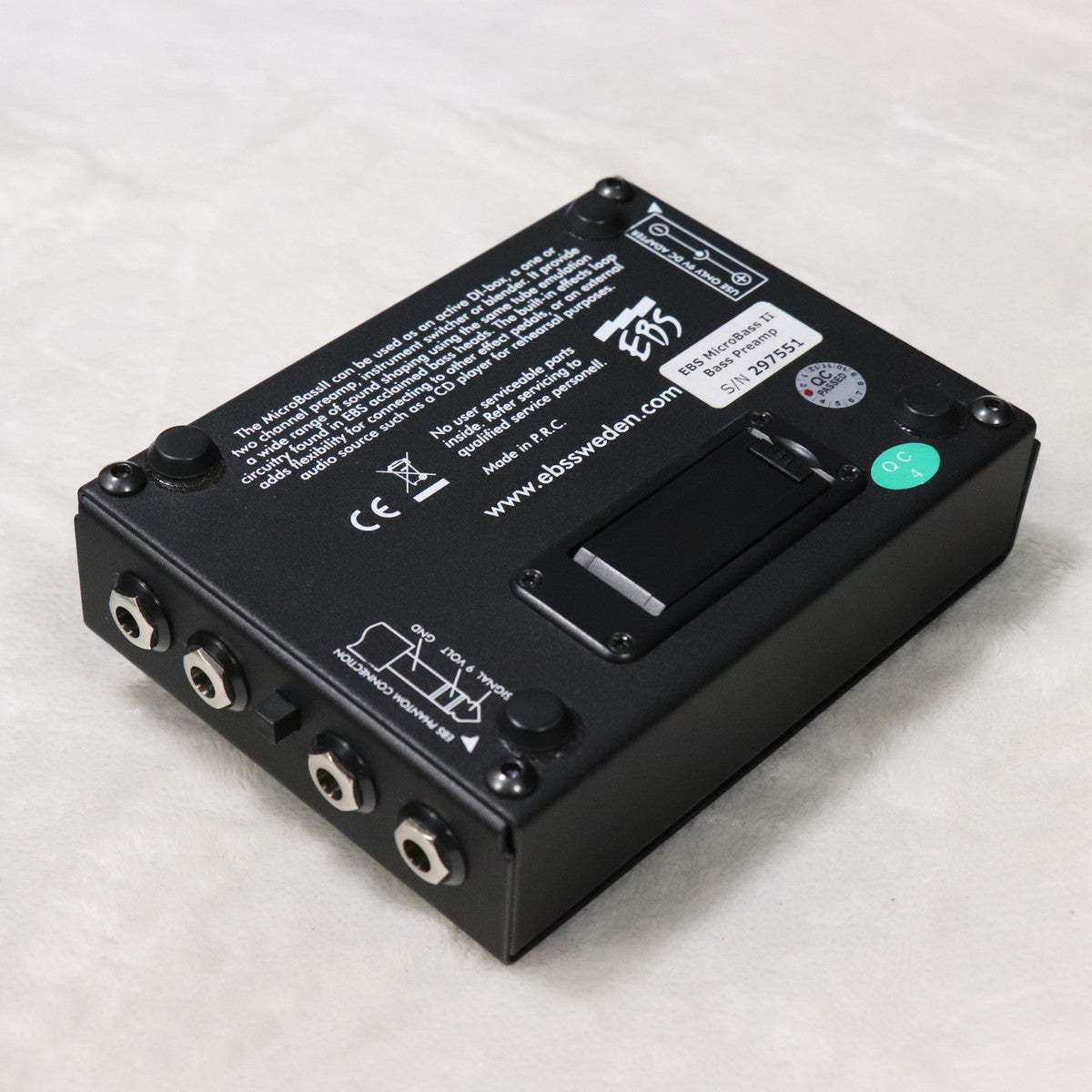 EBS Micro Bass 2 ベースプリアンプ DI 【公式通販】