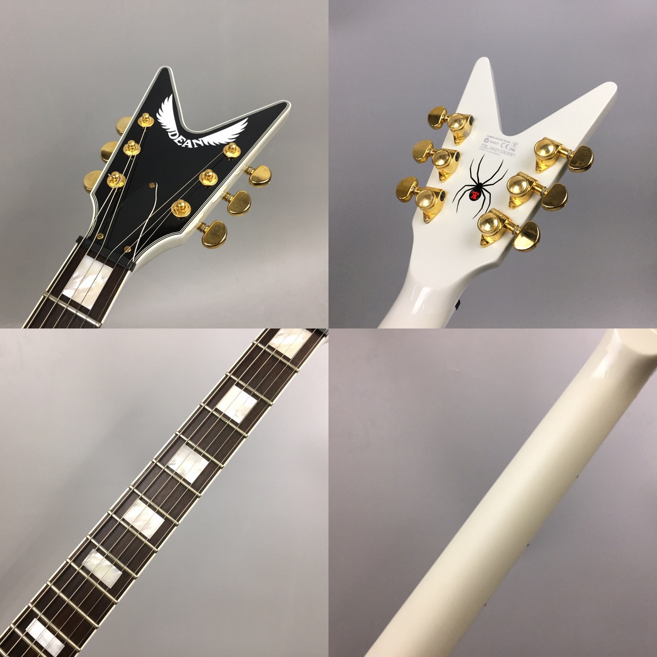 Dean V Custom (2019) - ヴィンテージホワイト Dean V Custom (2019) - ヴィンテージホワイト