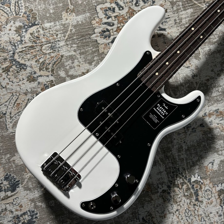 Fender Player II Precision Bass Polar White / SN:MX24110081 / 3.72 