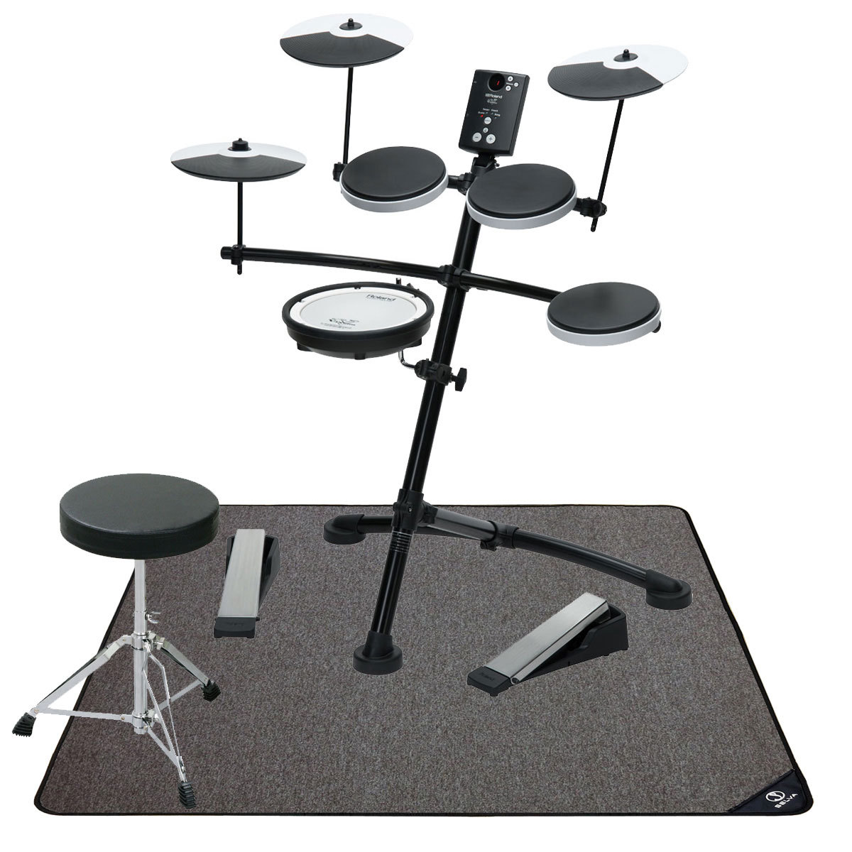 roland電子ドラムtd1kv オールメッシュ改造拡張シンバル - 打楽器