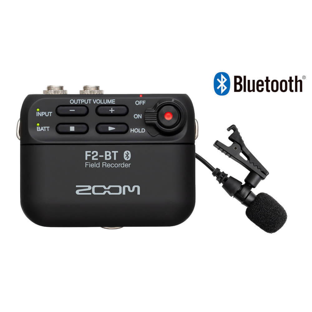 ZOOM F2-BT/B 32ビットフロートレコーダー Bluetooth内蔵 【公式通販】