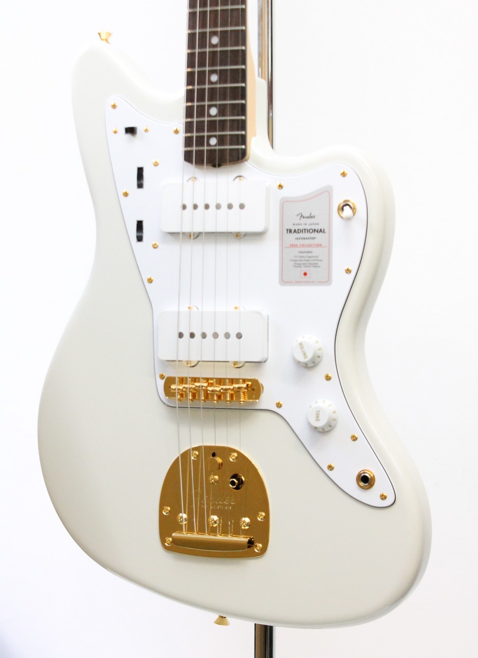 ◆美品◆3万◆パーマネントエイジ◆コットンブルゾン◆白◆シンプル◆ゆったり◆S Fender Made in Japan Traditional 2025 Collection 60s Jazzmaster