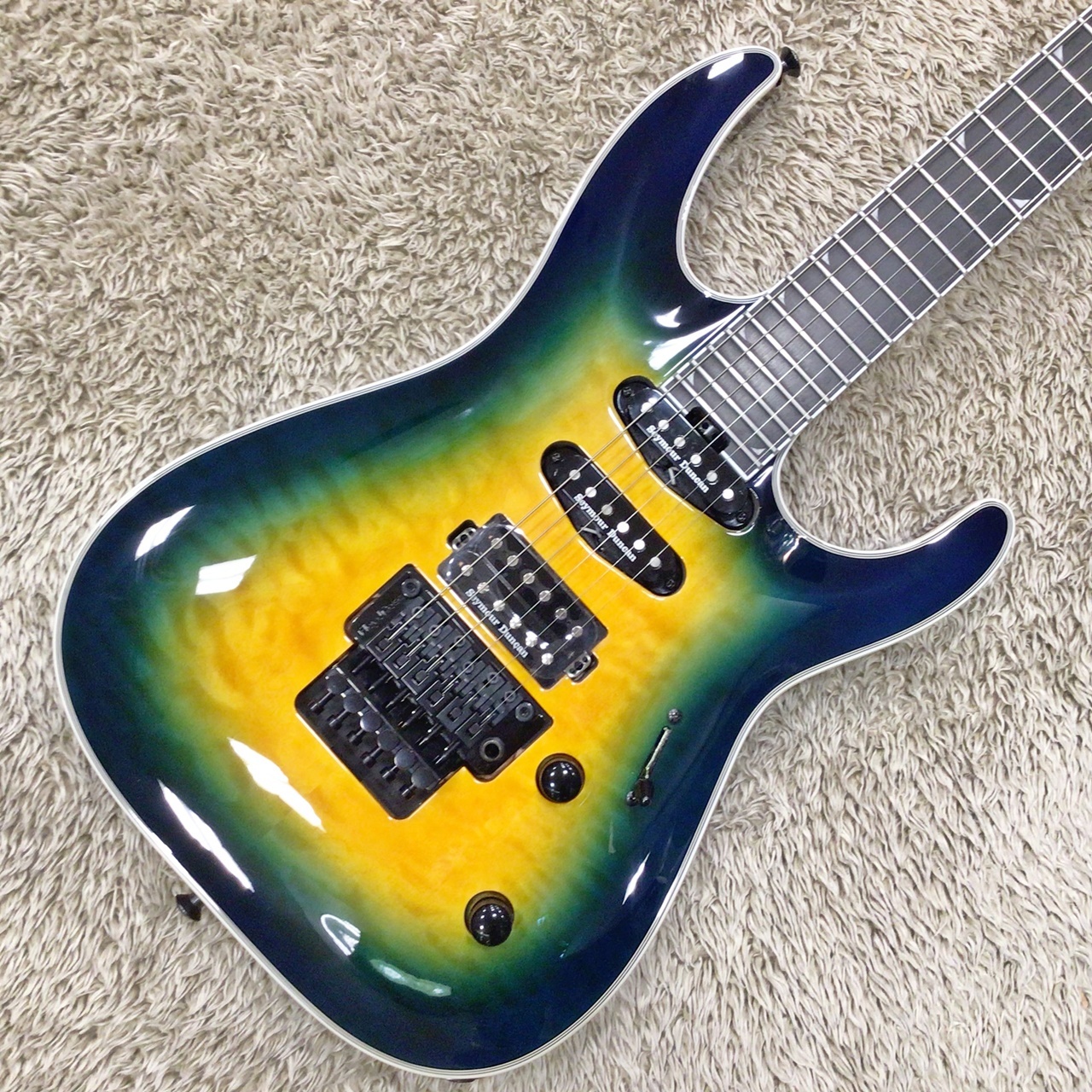 Jackson Pro Plus Series Soloist SLA3Q Amber Blue Burst / Ebony 【特価】