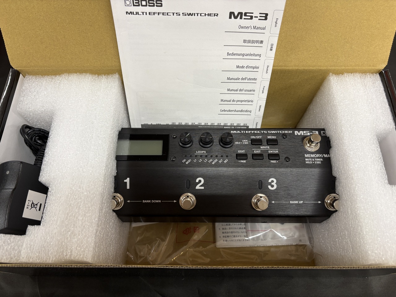 【ほぼ新品】BOSS MS-3 付属品完備 BOSS - MS-3 | Multi Effects Switcher