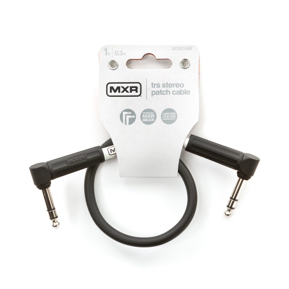 MXR DCIST01RR 1ft TRS Stereo Cable LL ステレオケーブル（新品/送料無料）【楽器検索デジマート】