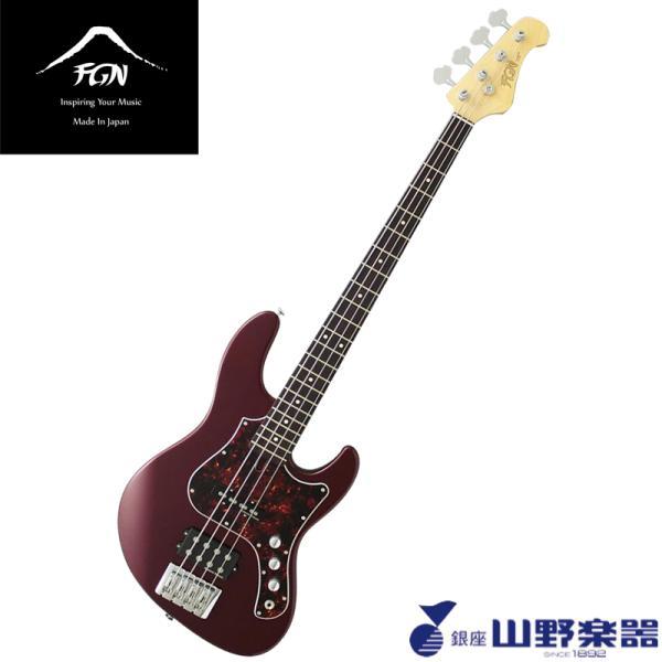 FUJIGEN(FGN) エレキベース J-Standard Mighty Jazz JMJ2-AL-R/AZM/02 /  あずきメタリック（新品/送料無料）【楽器検索デジマート】