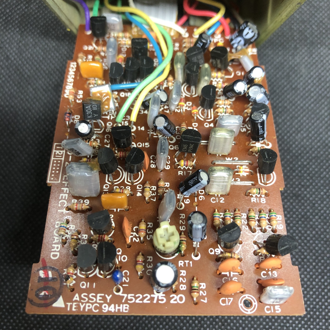 BOSS OD-2 TURBO Over Drive 1987年頃製造 MADE IN TAIWAN ACA電源
