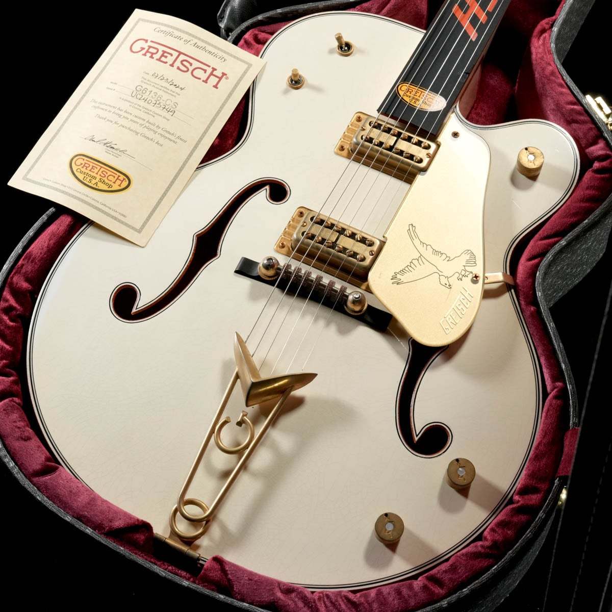 Gretsch G6136-59 White Falcon Relic Masterbuilt by Chad Henrichsen