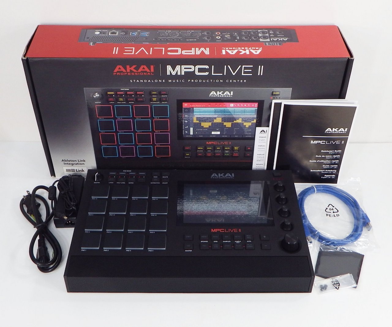 AKAI AKAI アカイ MPC LIVE 2 サンプラー 箱/取扱説明書/ケーブル類