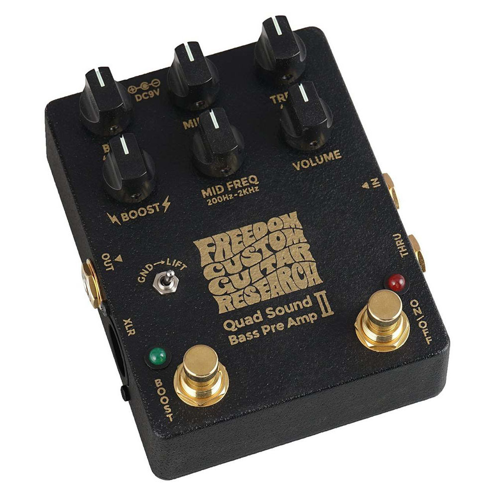 ベース Quad Sound-Bass Pre AMP FREEDOM CUSTOM GUITAR RESEARCH Quad Sound Bass Pre AmpⅡ Limited
