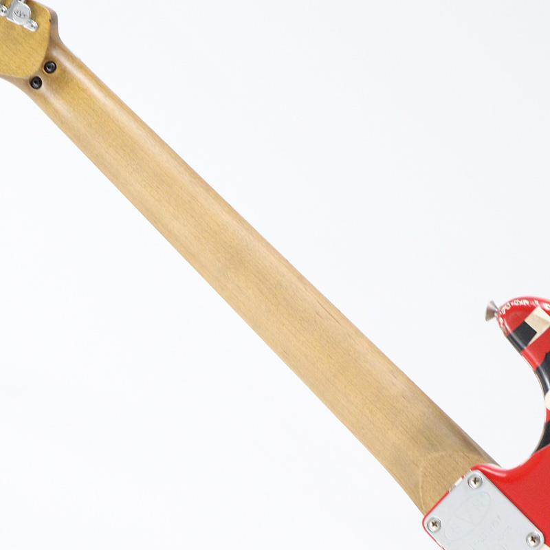 EVH Striped Series Frankenstein Frankie (Red with Black Stripes