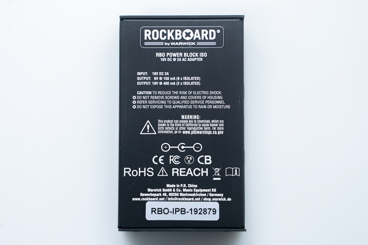 Warwick ROCKBOARD Isolated Power Block V10 パワーサプライ【横浜店