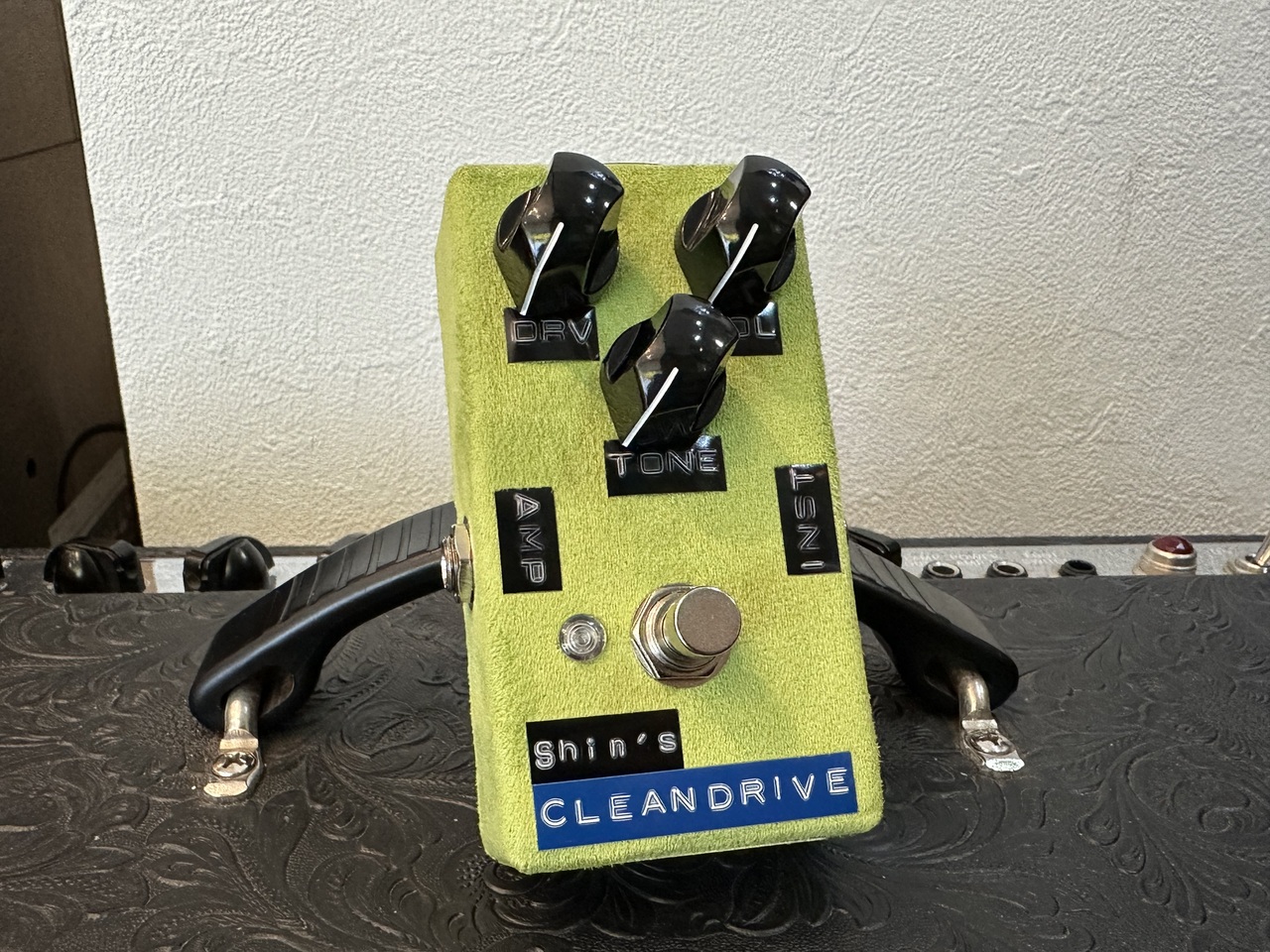 Shin's Music CLEAN DRIVE Light Green Suede #419（新品/送料無料