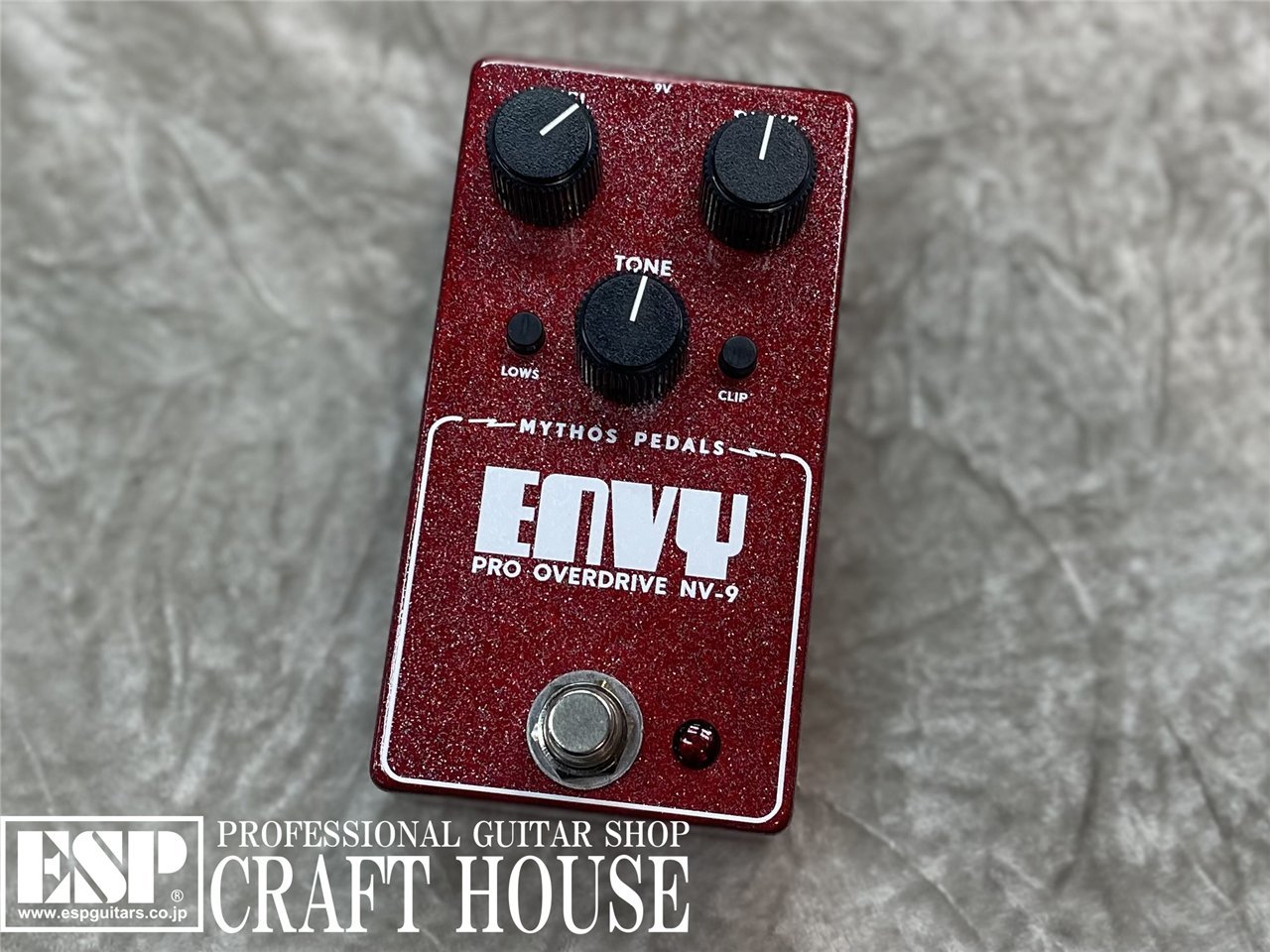 Mythos Pedals ENVY Pro Overdrive NV-9 Red Sparkle（新品/送料無料