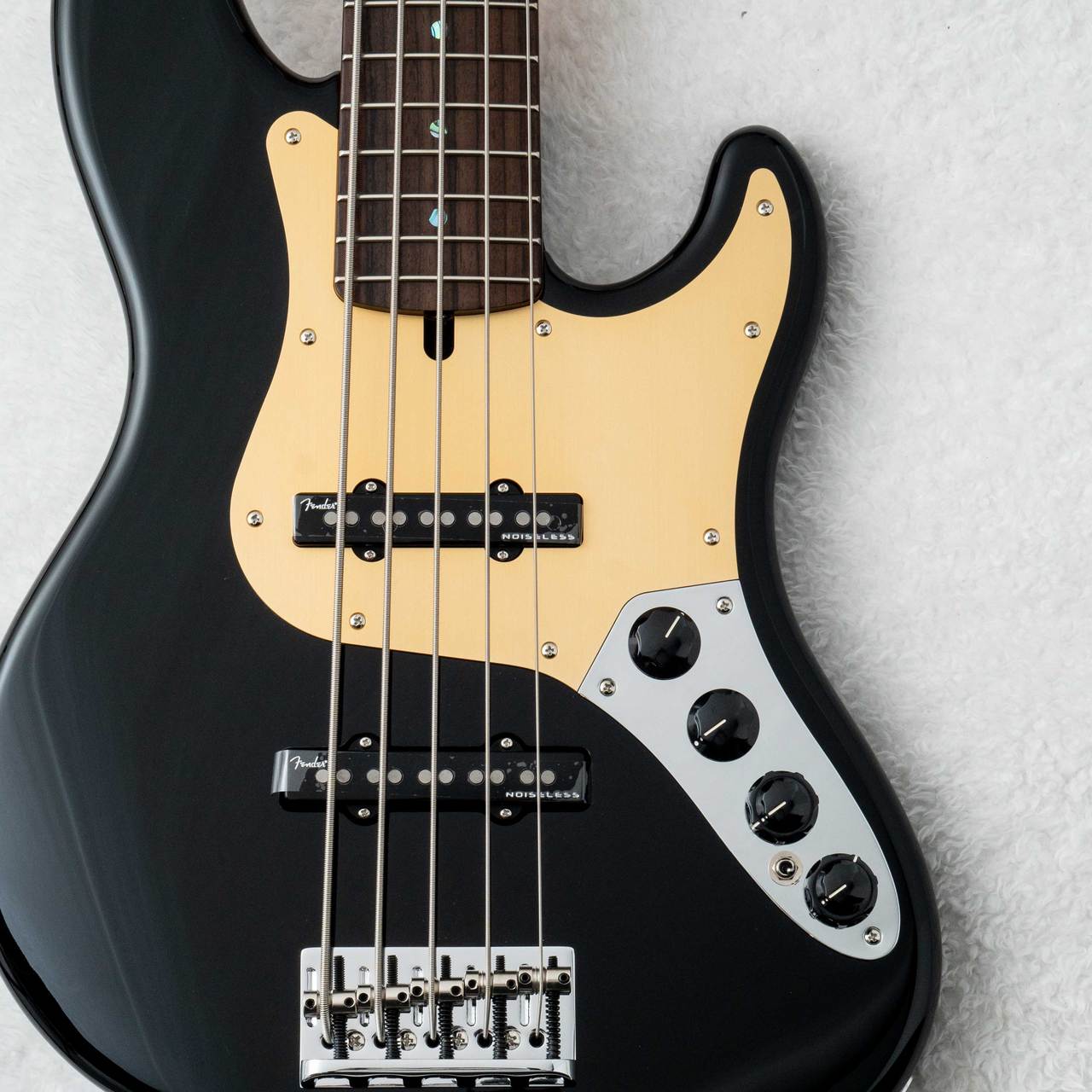 Fender Made in Japan Artist Deluxe Jazz Bass V KAZUKI ARAI Black