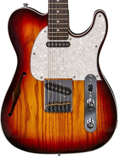 G&L Limited Tribute ASAT Clasic Semi-Hollow Antique Sunburst / Rosewood  【限定モデル】（新品/送料無料）【楽器検索デジマート】