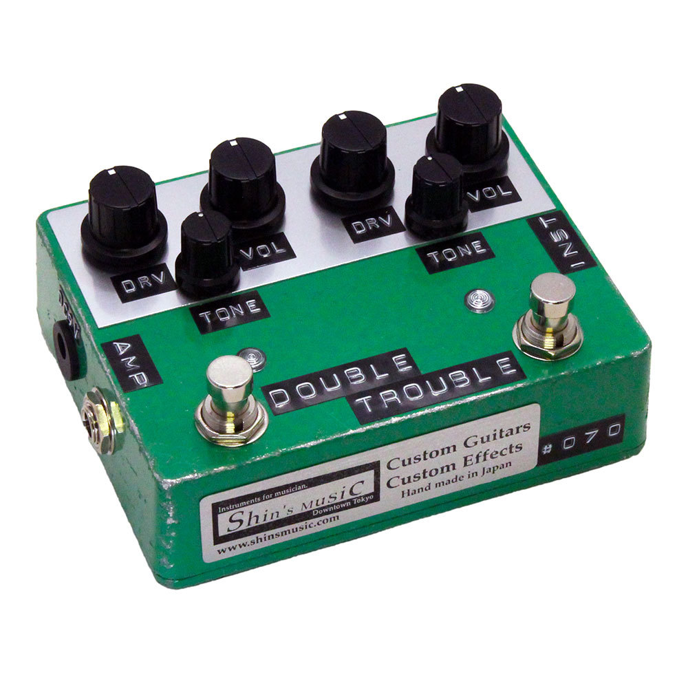 Shin's Music DOUBLE TROUBLE ギターエフェクター Shin's Music Shin's Music シンズミュージック DOUBLE TROUBLE