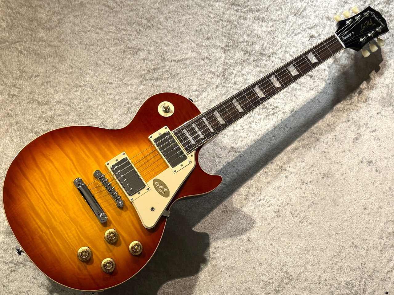 Epiphone Les Paul standard 50s Figured Top ~Washed Cherry Epiphone Les Paul standard 50s Figured Top ~Washed Cherry