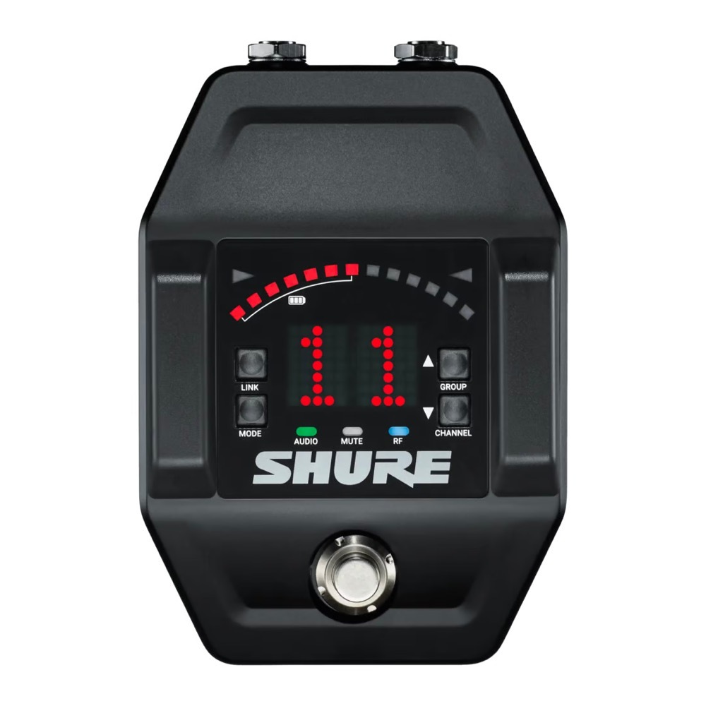 破格値です❗️　SHURE GLXD6 Z2 受信機 Shure シュア GLXD6+J=-Z2 デジタルワイヤレスシステム ギターペダル型