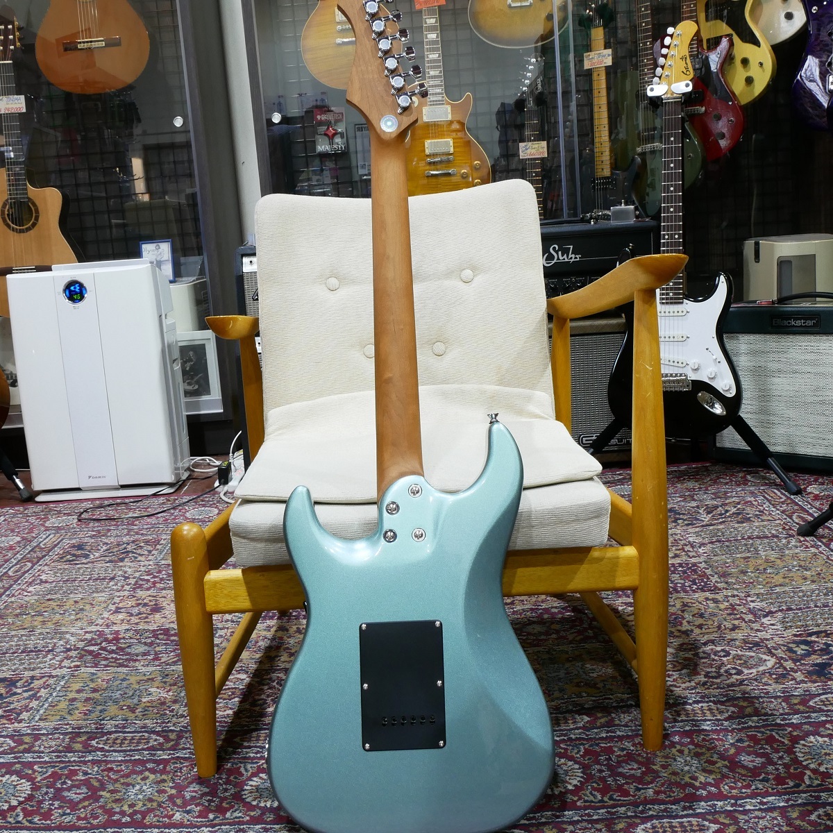 DB BLUES エレキギター Bacchus GS-2DX RSM/M / IBM (Ice Blue Metallic) 【Ernie Ball