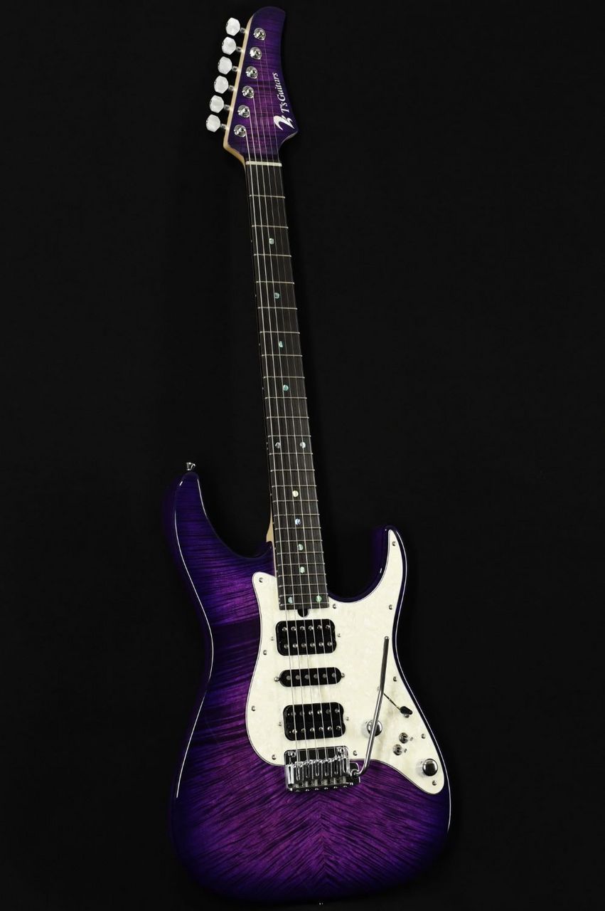 T's Guitars DST-Classic24MH Flammaple Purple Burst S/N:033545