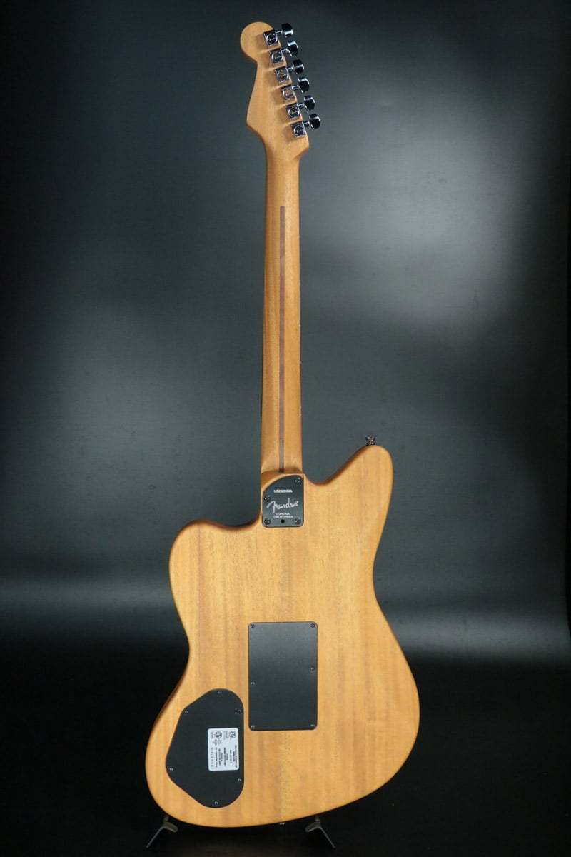 Fender American Acoustasonic Jazzmaster All-Mahogany Ebony Bourbon