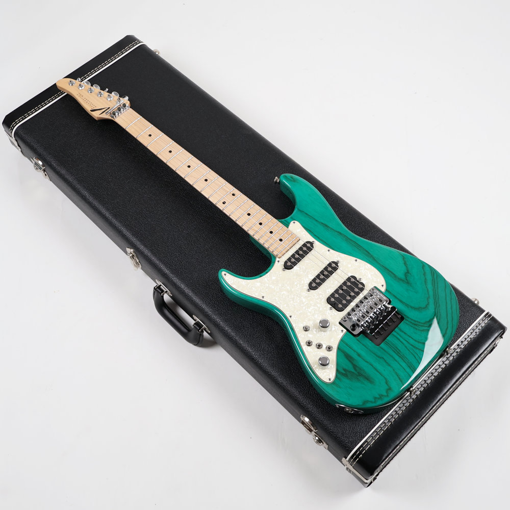 グリーンラップペイントブラックバーストエレキギター　1点物ノーブランド TOM ANDERSON 【中古】 左用 The Classic Lefty Bora Bora Blue
