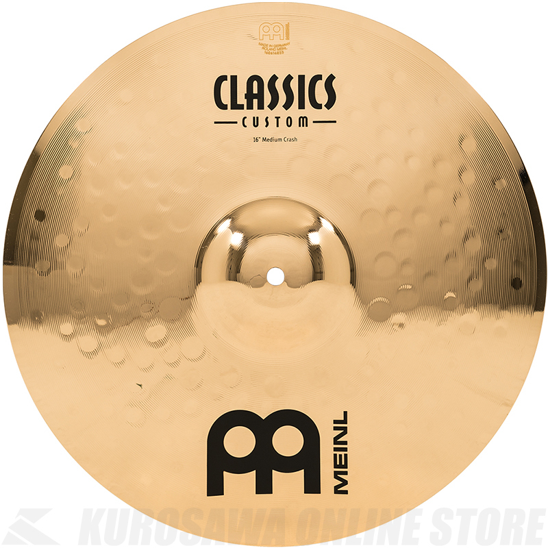 Meinl Classics Custom シリーズ クラッシュシンバル 16" Medium Crash CC16MC-B