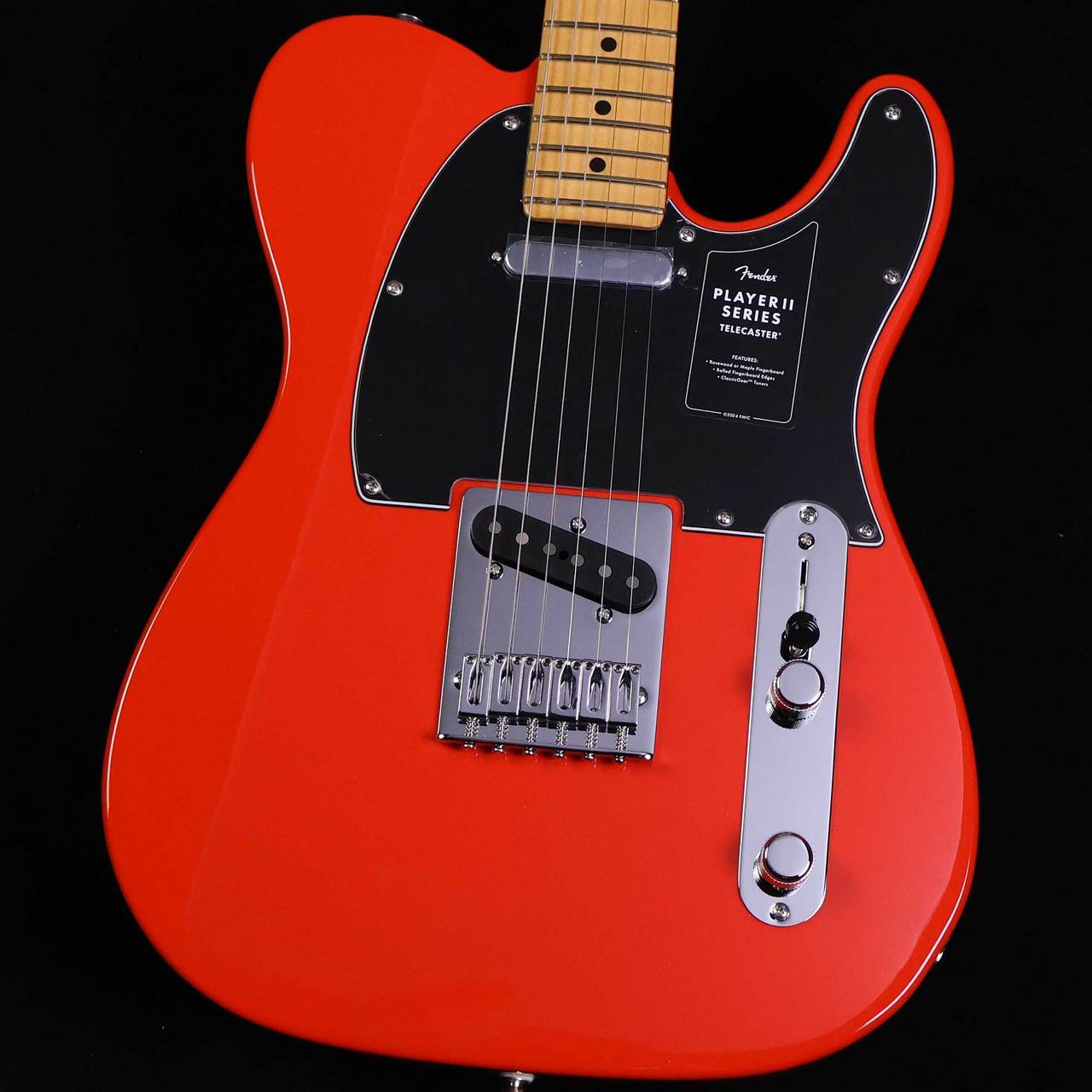 Fender USAテレキャスター レッド Fender USA American Ultra II Telecaster (Sinister Red/Maple