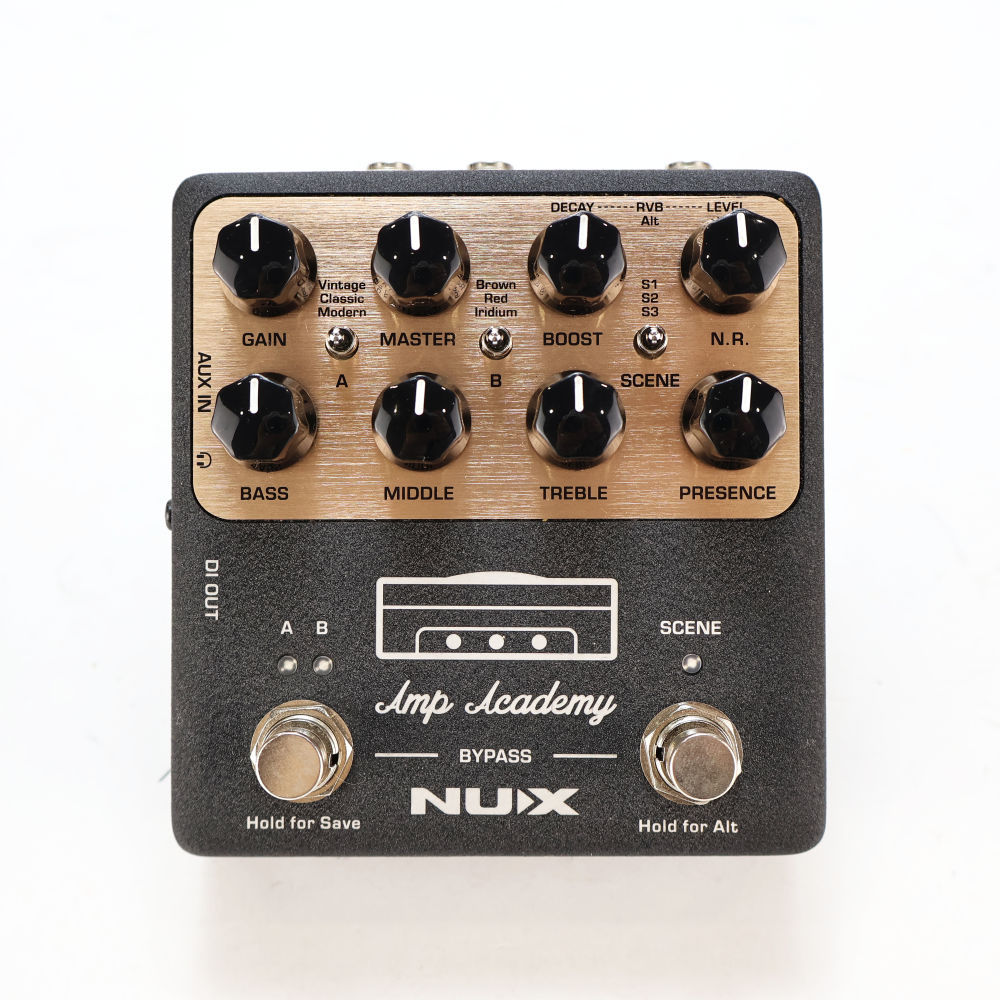 NUX Amp Academy ギターエフェクター nux 【中古】 NUX Amp Academy アンプモデラー ギターエフェクター
