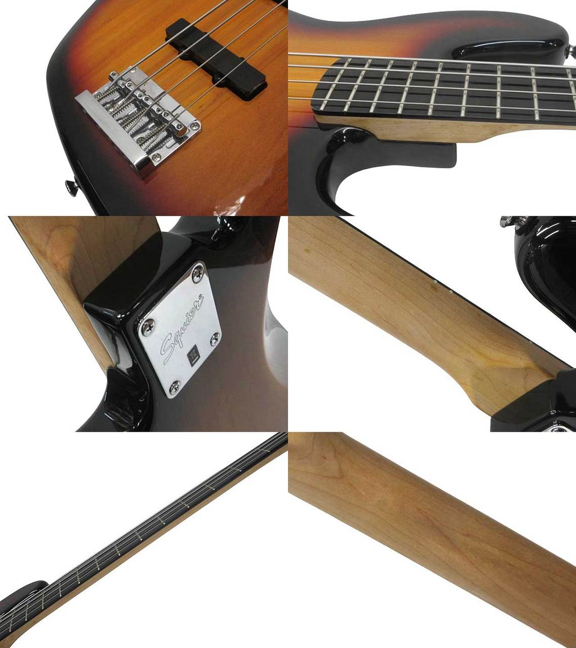 Squier by Fender Deluxe Jazz Bass IV Active 4-String Ebonol Fretboard  3-Color Sunburst 【鹿児島店】（中古/送料無料）【楽器検索デジマート】