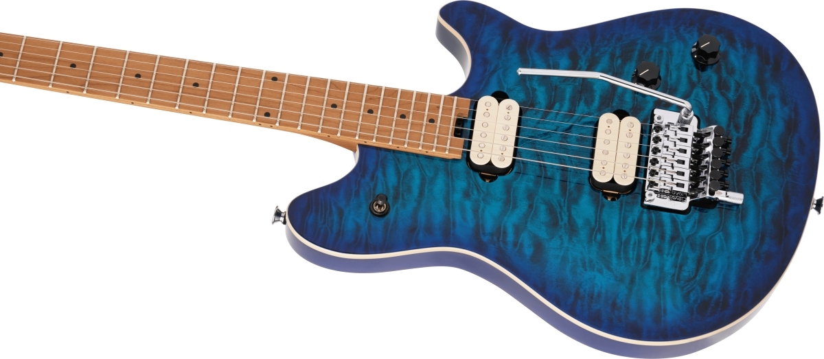 EVH Wolfgang Special QM Baked Maple Fingerboard Chlorine Burst