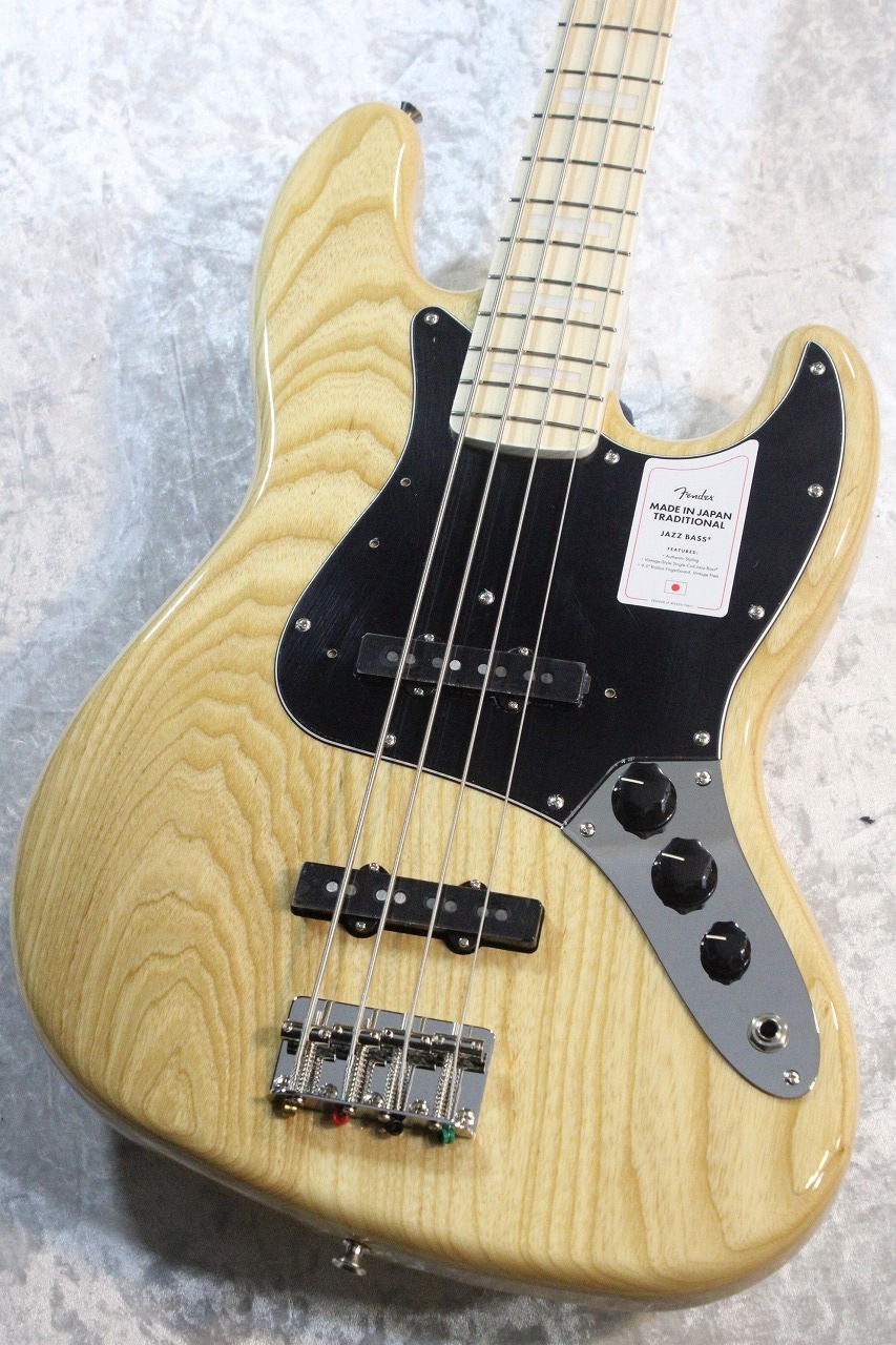 Fender Made in Japan Traditional II 70s Jazz Bass -Natural 