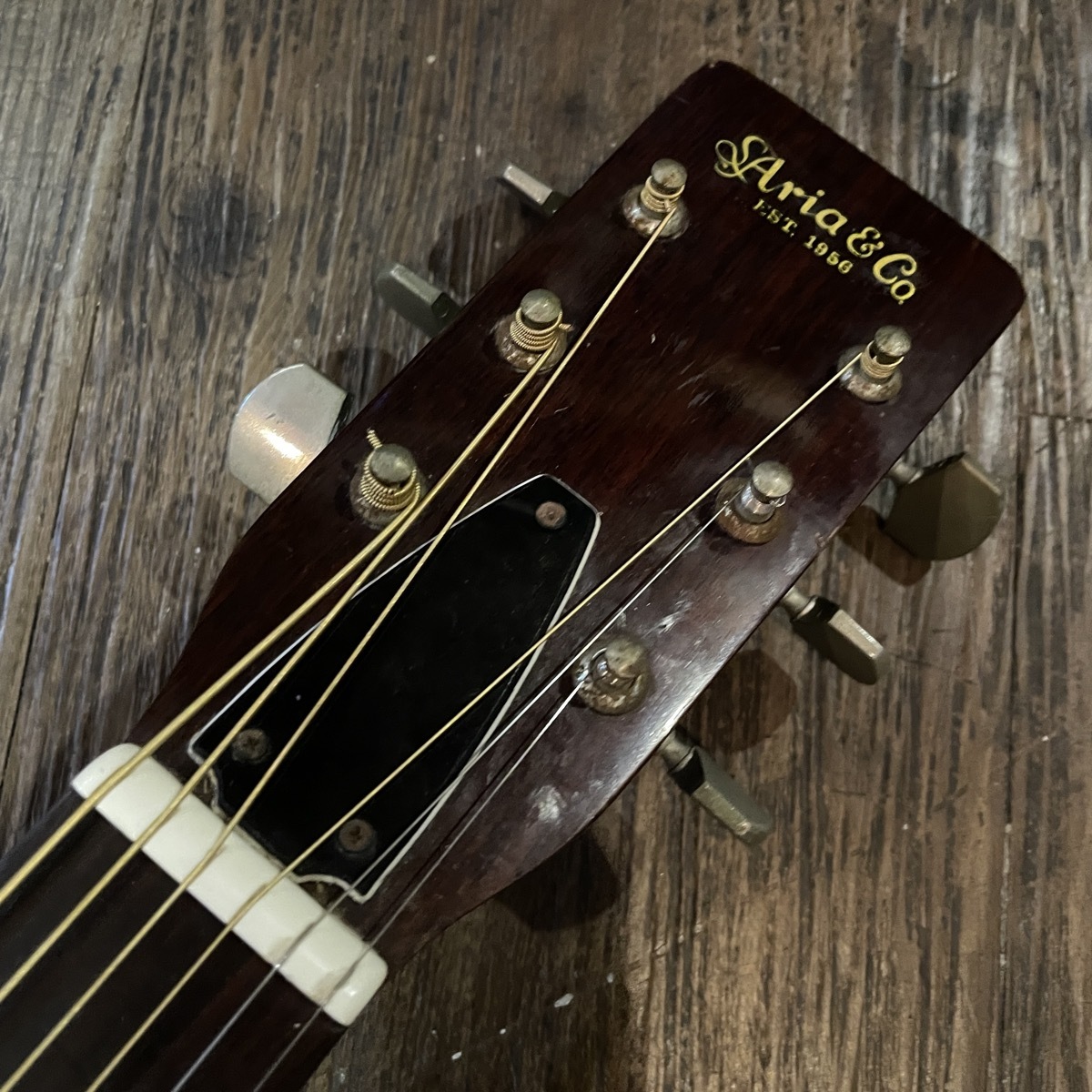 ARIA アコースティックギター F-130 グリーン ARIA F130 Acoustic Guitar 1970年代（中古/送料無料）【楽器検索