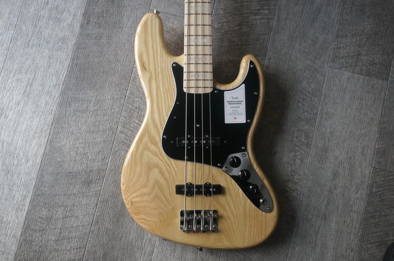 Fender Made in Japan Traditional 70s Jazz Bass - Natural -（新品