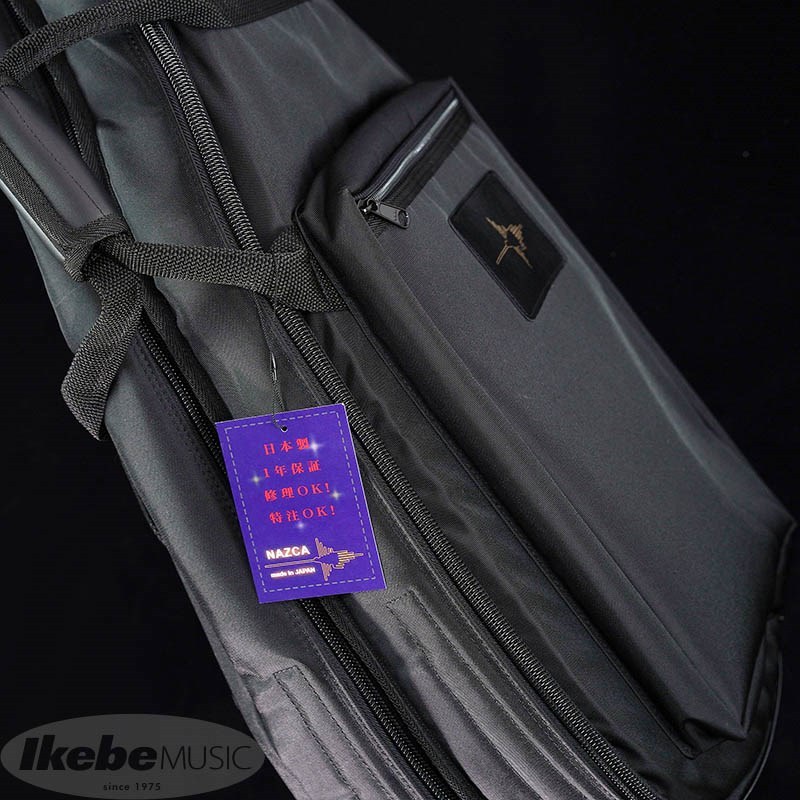 NAZCA エレキベース用 ダブルギグバッグ 2本収納可 NAZCA 【受注生産品】 Protect Case [エレキベース2本用/Black#8