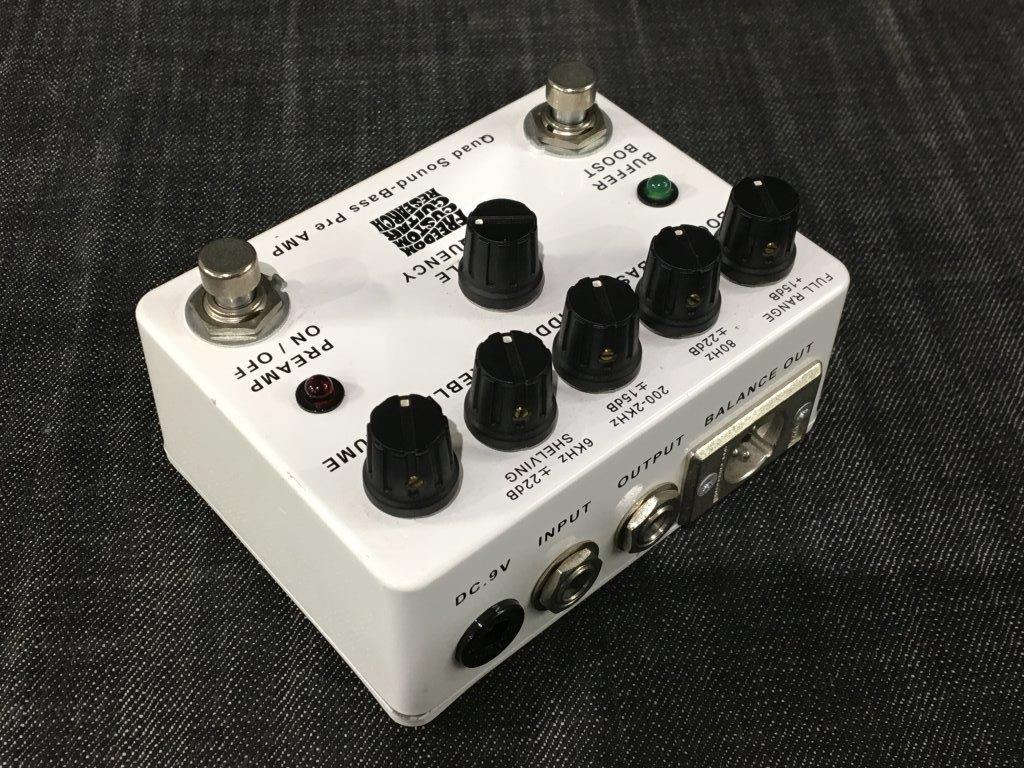 ベース Quad Sound-Bass Pre AMP freedom custom used】Freedom Custom Guitar Research / Quad Sound-Bass