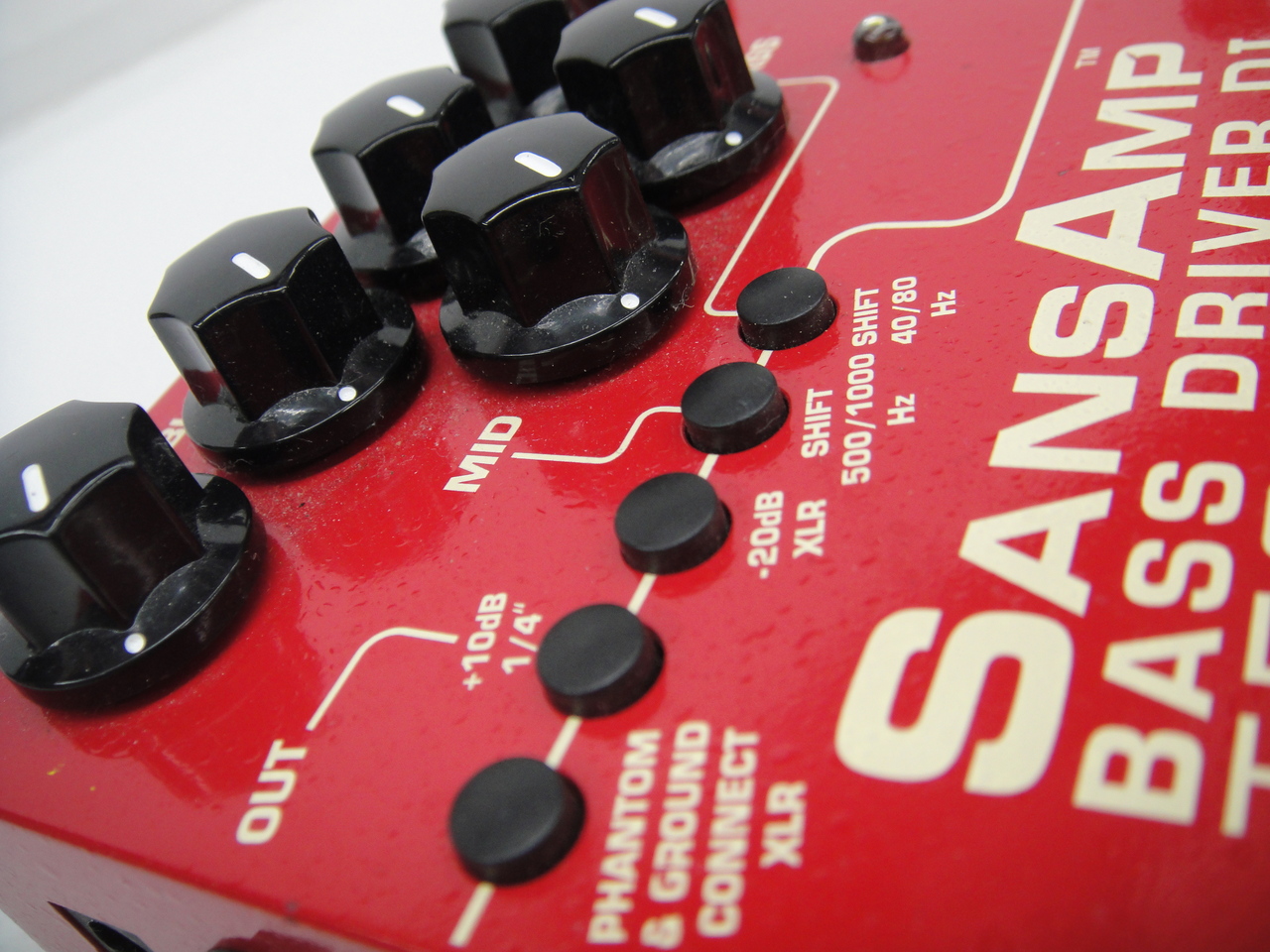 SansAmp Bass D DI イケベ楽器オリジナルカラー：赤 SansAmp Bass D DI イケベ楽器オリジナルカラー：赤 SansAmp